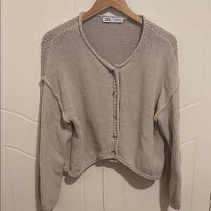 Zara Women's Beige Sweater